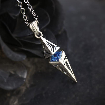 North Star Guidance Sapphire Pendant Necklace