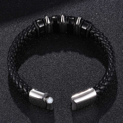 Punk Spiral Leather Bracelet