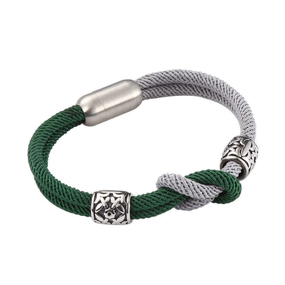 Two Tone Double Layer Bracelet