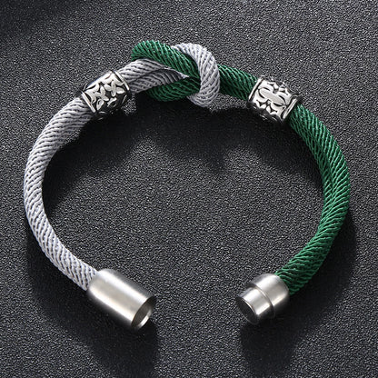 Two Tone Double Layer Bracelet