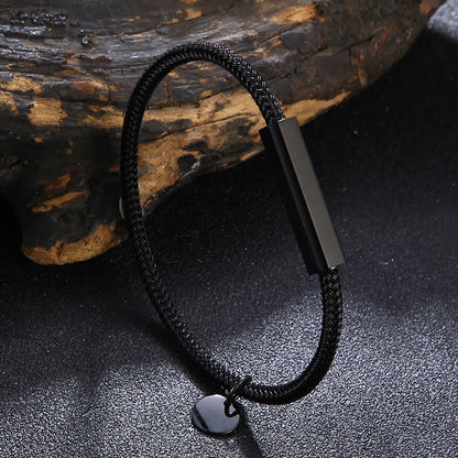 Circular Steel Wire Bracelet