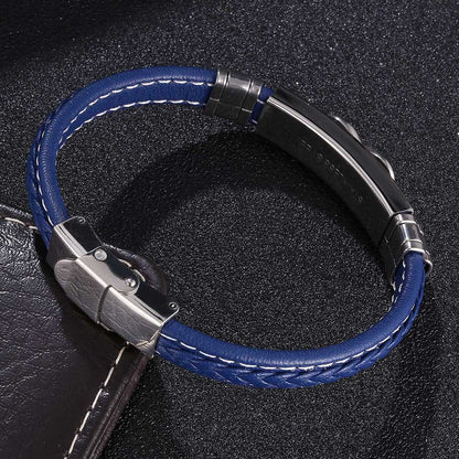 Infinity Eight Leather Bracelet