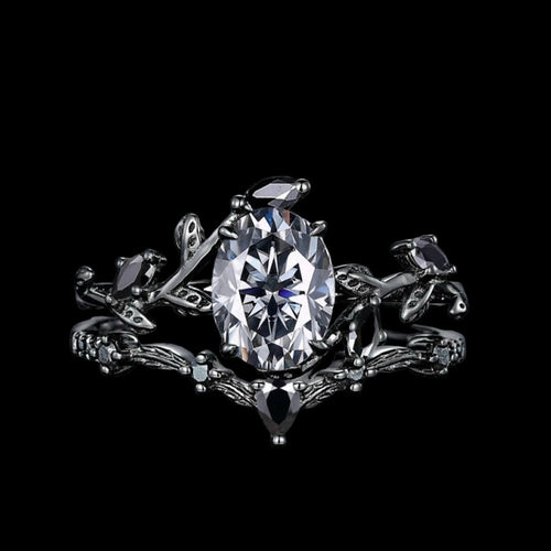 Valkyrie's Radiance Moissanite Ring