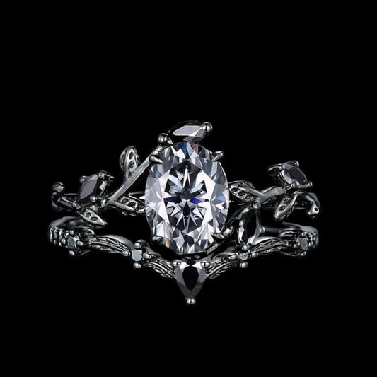 Valkyrie's Radiance Moissanite Ring