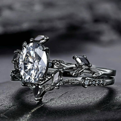 Valkyrie's Radiance Moissanite Ring