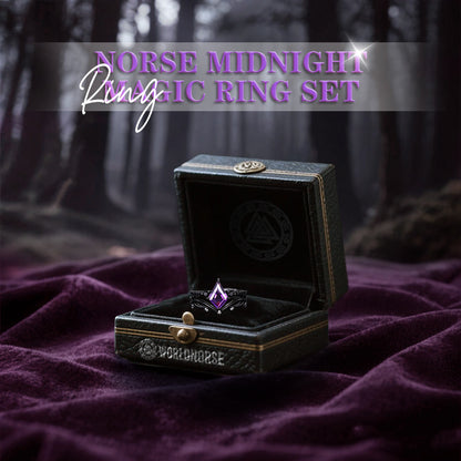Norse Midnight Magic Ring Set