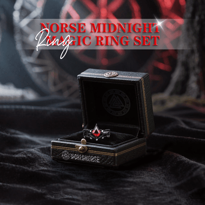 Norse Midnight Magic Ring Set
