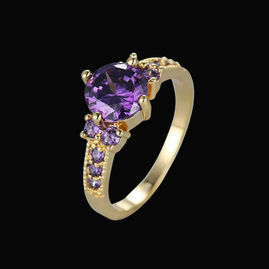 Midnight Blossom of Freyja Ring