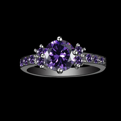 Midnight Blossom of Freyja Ring
