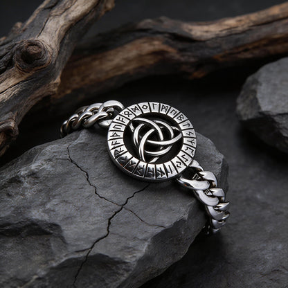 Viking Celtic Knot Stainless Steel Bracelet