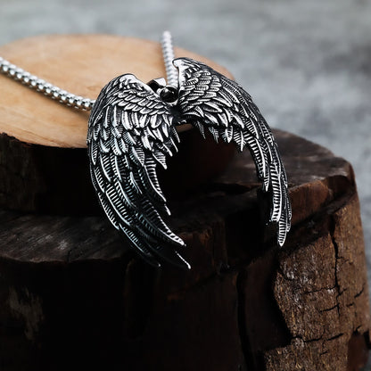 Nordic Feathered Wings Necklace