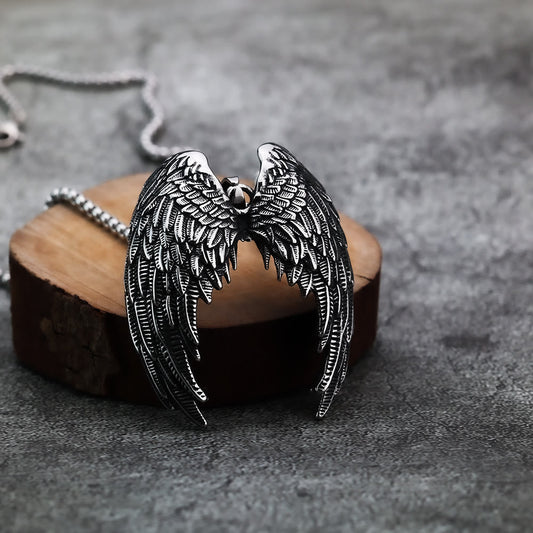 Nordic Feathered Wings Necklace