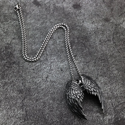 Nordic Feathered Wings Necklace
