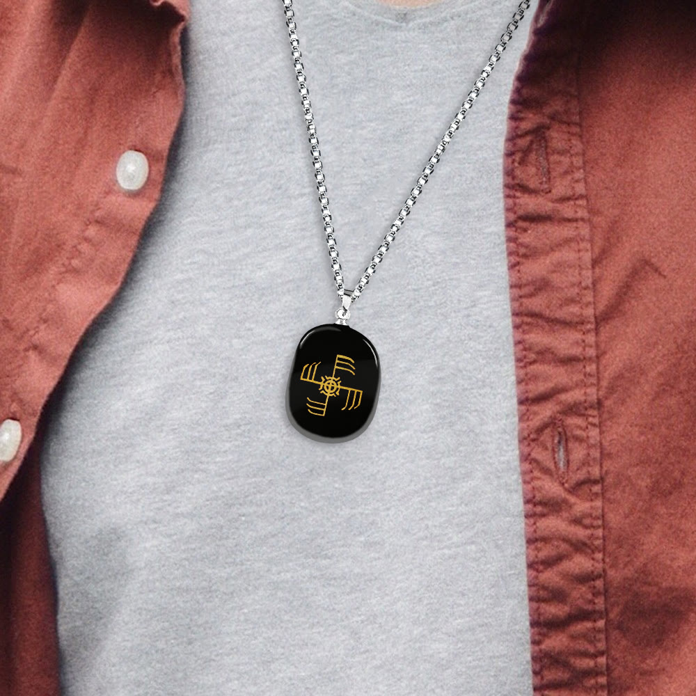Ginfaxi Warrior Strength Crystal Necklace
