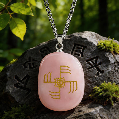 Ginfaxi Warrior Strength Crystal Necklace