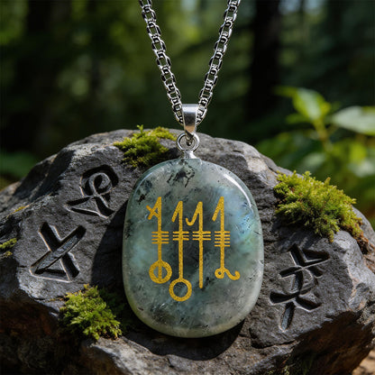 Svefnthorn Slumber Stave Crystal Necklace