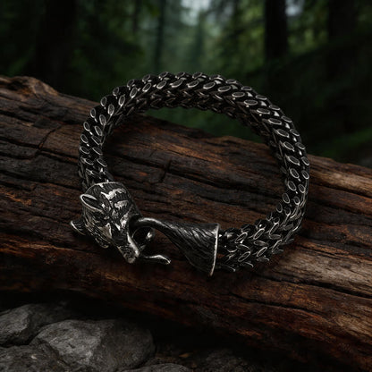 Norse Viking Amulet Odin's Wolf Bracelet