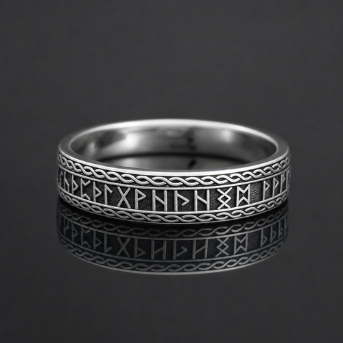 Viking Shieldmaiden Rune Ring