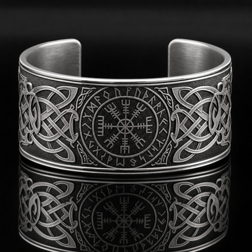 Helm of Awe Cuff Bangle Bracelet