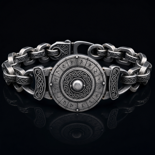 Viking Shield Wall Chain Bracelet