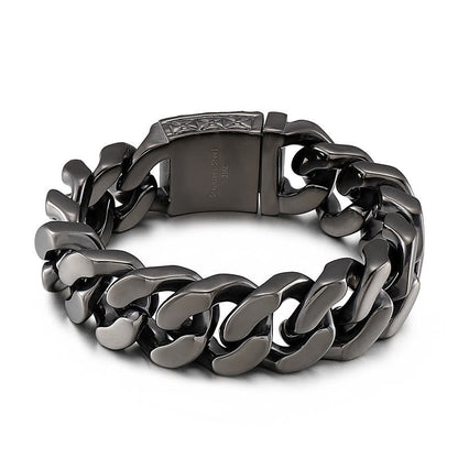 Skull Clasp Cuban Bracelet