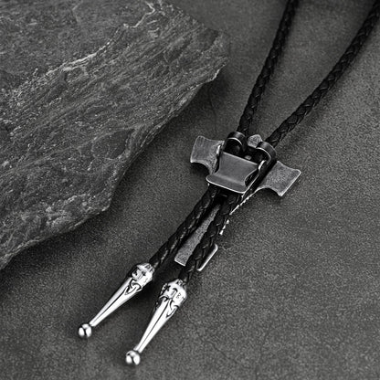 Viking Thor's Hammer Bolo Ties for Men Women
