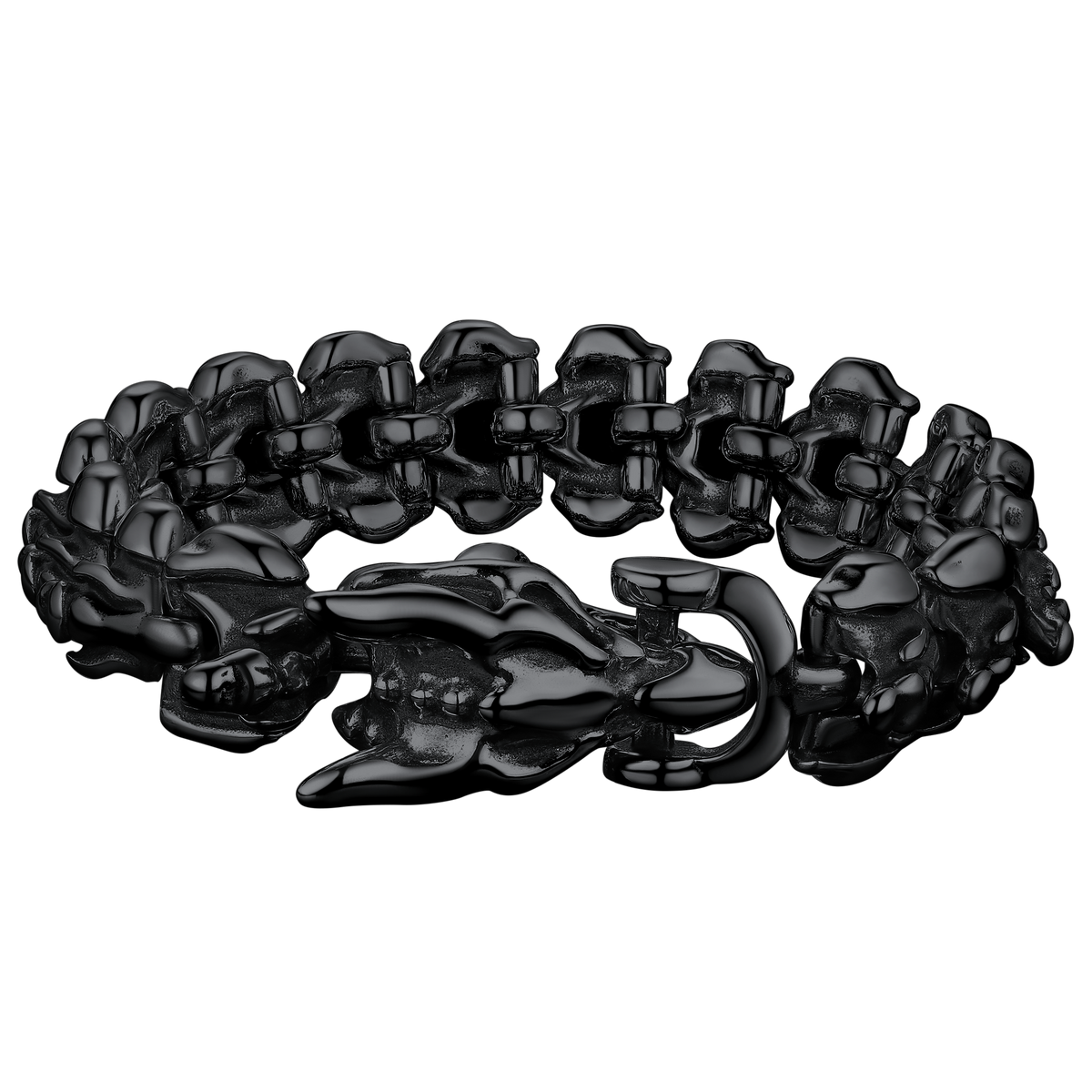 Viking Dragon Head Bracelet Stainless Punk Bracelet