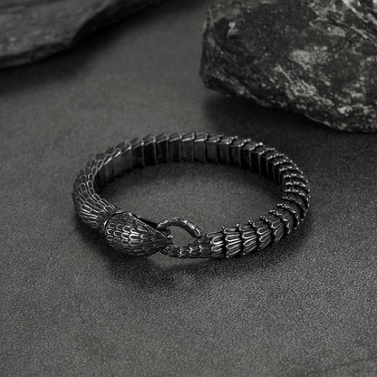 Viking Snake Jörmungandr Bracelet Stainless Steel Bangle Bracelet