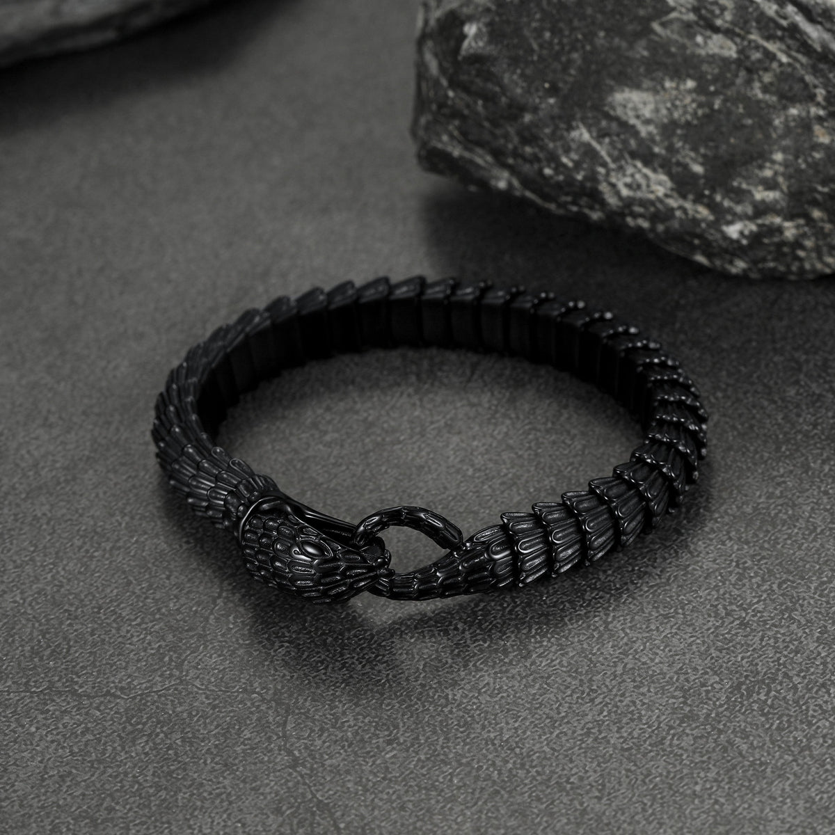 Viking Snake Jörmungandr Bracelet Stainless Steel Bangle Bracelet