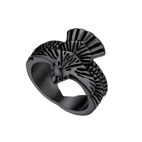 Vintage Hawk Open Adjustable Ring for Men