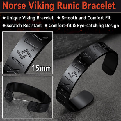 Viking Cuff Bangle Bracelet For Men