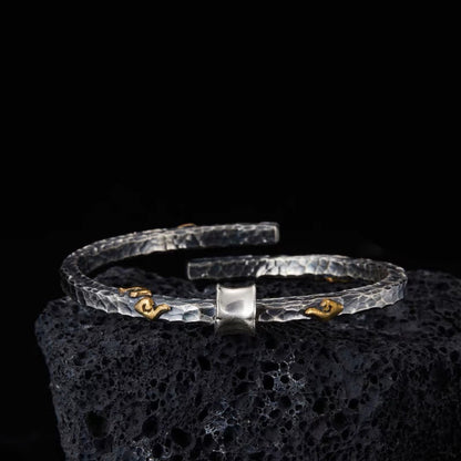 Vintage Hammered Texture Bracelet