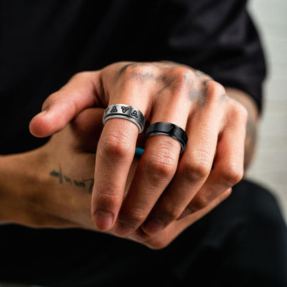 Celtic Knot Fidget Band Ring for Anxiety for Men
